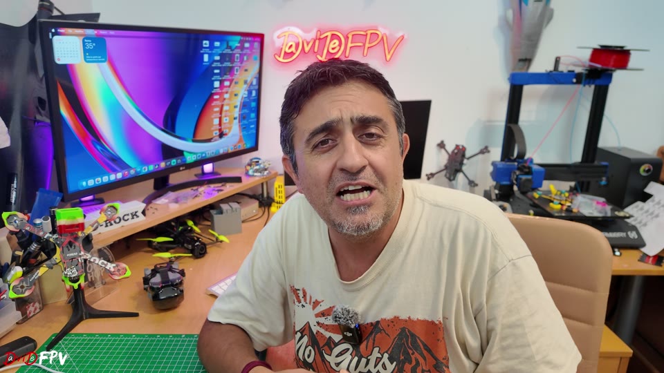 In studio, mentre presento un video
